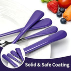 24 Piece Stainless Steel Silverware Set with Expandable Drawer Organizer - Image 5