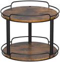 LAMU 12'' Wood Lazy Susan Turntable Organizer for Cabinet, 2 Tier Lazy Susan Spice Rack Organizer for Kitchen, Table Top, Countertop, Pantry, Bathroom by YourHome-OrganizationHelper