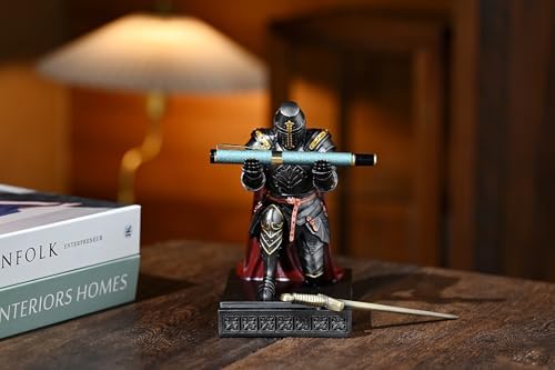 Medieval Templar Vanguard Officer Knight Pen Holder Desk Organizers Iron - Image 4