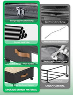 Under Bed Storage with Wheels, Under the Bed Storage Containers Lids - Image 6