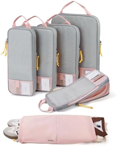 BAGSMART Compression Packing Cubes for Travel Essentials by BAGSMART