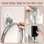 Dyson Airwrap Holder, Aluminum Curling Iron Holder Wall Mount for Dyson Airwrap/Airstraight/Shark Flex Style, Flat IronHolder for Bathroom Storage, White - Image 4