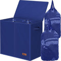 Simple Houseware Double Laundry Hamper with Lid & Removable Bags, Dark Blue by SimpleHouseware