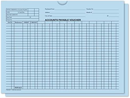 Accounts Payable Voucher Envelopes (Blue) by FLYWHEEL