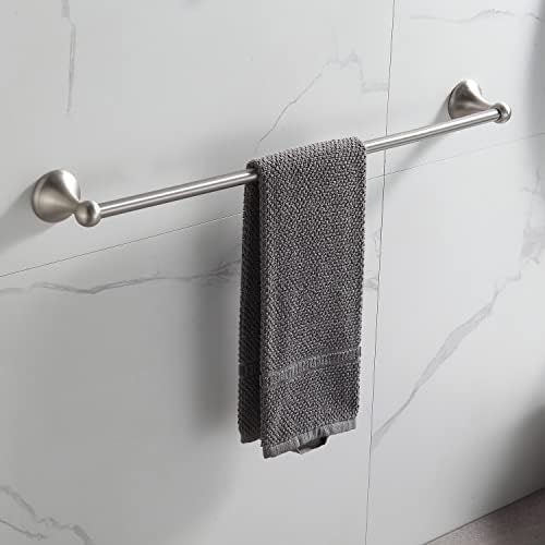 BGL Bathroom Accessory Set, Brushed Nickel Adjustable Expandable Towel Bar 4-Piece Bathroom Hardware Set Wall Mounted - Image 6