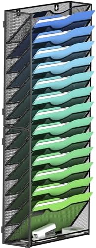 Kuntine.B Wall File Organizer Office Hanging Magazine Holder Wall File Organizer for Office Home by KuntineB