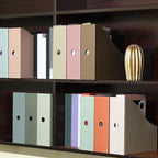 Colarr 24 Pcs Cardboard Magazine File Holder Book Bins, Fresh Color - Image 5