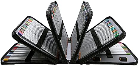 Rose Pencil Organizer - 252 Slot Case with Zipper for Watercolor Pens, Markers & More - Image 2