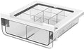 vacane Compact-depth Under Shelf Basket Organizer, Under Shelf Storage Drawer Pull Out, Under Cabinet Basket Hanging Holder for Cupboard Cabinet Pantry Kitchen, Add-on Space Saver by vacane