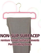 Felt Hangers Pink Velvet Hangers, Cute Pants Hanger, 20 Pack Chic Hangers - Image 6