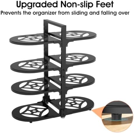 Adjustable Pots & Pans Organizer for Cabinet: 8-Tier Heavy Duty Pan Rack - Image 7