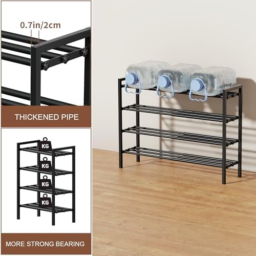 Expandable Shoe Rack, Heavy Duty Metal Shoe Organizer for Closet - Image 7