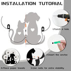Cat & Dog Toilet Paper Holder Wall Mount/Stand for Extra 8 Rolls - Image 4