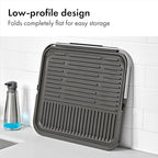 OXO Good Grips Compact Drying Rack with Dish Rest - Image 5