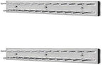 Rev-A-Shelf TRC-14CR 14-Inch Side Mount Extending Closet Tie and Belt Hanger Organization Storage Rack Holder for Up to 25 Ties, Chrome (2 Pack) by Rev-A-Shelf