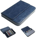 12 Slot Fountain Pen Case, Handmade Magnetic,Christmas Gift(blue) by MIVLXLX