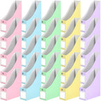 Pasimy 25 Pcs Cardboard Magazine File Holder Magazine Organizer Book Bin by Pasimy