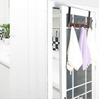 WEBI Over The Door Hook,Door Hanger Hook Rack with 5 Tri Hooks for Hanging,Over Door Towel Rack Door Coat Hanger Door Coat Rack for Bathroom,Behind Back of Door,Antique Copper,2 Packs - Image 7