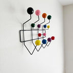 Mod Made Mid Century Modern Bubble Wall Mounted Coat Rack, Color Ball Black Frame - Image 4