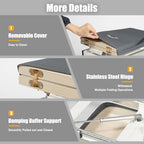 Folding Ironing Board, 31.5 * 11.6 * 4.7in Wall-Mounted Ironing Board with Removable Cover, Compact Ironing Boards for Bedrooms, Checkrooms, Small Houses, 180° Free Rotation - Image 4