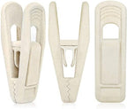 TOFIIGREM Beige Velvet Hanger Clips 60 PCS, Non-Slip Velvet Clip Work Perfectly for Ivory/Beige Velvet Hangers, Pant Skirt Hanger Velvet Clips Fit for Velvet Clothes Hangers by TOFIIGREM