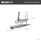 ClosetMaid 78060 Sliding Tie and Belt Rack for Wire Shelving - Image 2