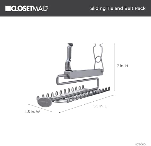 ClosetMaid 78060 Sliding Tie and Belt Rack for Wire Shelving - Image 2