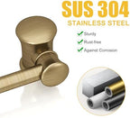 BESy Stand Hand Towel Holder, Countertop Towel Bar, Antique Brass - Image 5