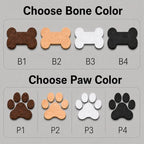 Personalized Dog Bone Leash Holder for Wall Mount, Custom Wooden Bone Leash Hook with Name, Pet Collar and Harness Organizer for Entryway, Key Hook Gift for Pet Lovers & Dog Owners, Home Wall Décor - Image 3
