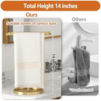 Bethom Bathroom Hand Towel Holder Stand Gold, S-Shape Kitchen Towel Rack - Image 3