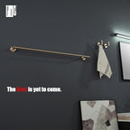 JQK Champagne Bronze Bath Towel Bar, 33 Inch 304 Stainless Steel Thicken 0.8mm Towel Rack Bathroom, Towel Holder Wall Mount, Useable Length 30 Inch, TB110L30-CB - Image 4