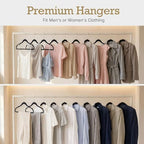 HOUSE DAY Velvet Hangers 5280 Pack, Premium Clothes Non-Slip Felt Hangers - Image 6