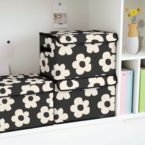 Stackable Clothes Storage Bins with Lids 3 Pack - Image 4