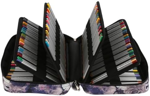 300 Slots Colored Pencil Case w/Handle & Shoulder Strap - Image 4
