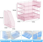 gianotter 5-Tier Desk Organizer with Drawers and File Holders - Image 5