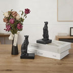 Black Cheetah Book Ends, Decorative Leopard Bookends for Shelves - Image 5