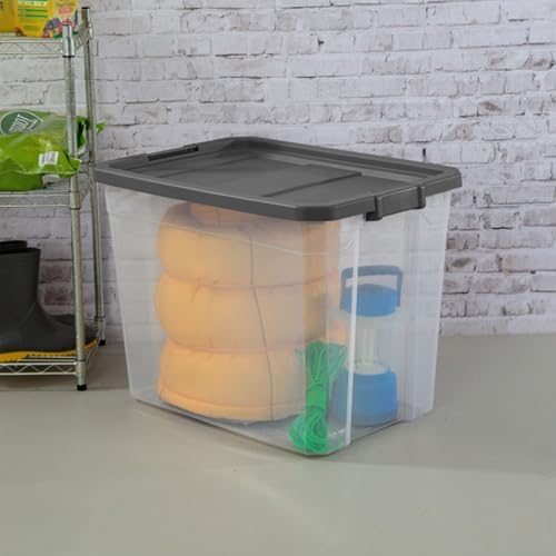 Sterilite Modular Stacker Box with Latching Lid, 108 Quart, 8-Pack - Image 3