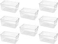 Clear Plastic Storage Bins, Pantry Organizers and Storage Containers Fridge Organizer Bins for Organizing Kitchen Cabinet Organizer Bin Bathroom Freezer Refrigerator Organization by CONTROLKITCHEN