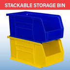 Akro-Mils 30230 AkroBins Plastic Storage Bins, 11"x5"x5", Stone, 12-Pack - Image 5