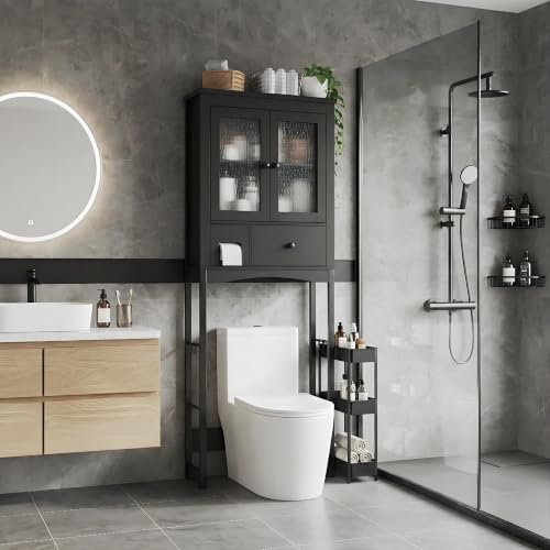 Garvee Over-The-Toilet Storage Rack, Vintage Bathroom Organizer - Image 6