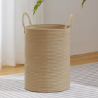 VIPOSCO 58L Tall Woven Laundry Basket Hamper, Jute by VIPOSCO