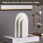 Decorative Bookends for Shelves, Heavy Duty Resin Book Stoppers for Books - Image 6