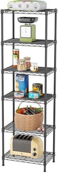 SINGAYE Metal Shelves Wire Shelving Storage Standing Adjustable Shelf Unit by SINGAYE