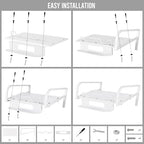 Laundry Detergent Holder Stand with Drip Tray, Liquid Detergent Riser - Image 6