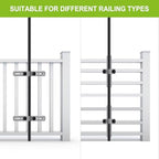 Deck Railing Umbrella Holder for 1-2" Patio Umbrella Poles - Image 2