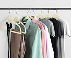 Utopia Home Premium Velvet Hangers 30 Pack - Non-Slip Clothes Hanger with Tie Bar - Ivory Hangers with 360 Degree Rotatable Hook - Heavy Duty Coat Hanger - Image 5