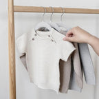 3 Sprouts Velvet Baby Hangers, Non Slip Slim, Gray, 30 Pack - Image 5