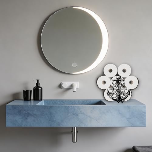 Anchor Toilet Paper Holder Wall Mount/Stand for Extra 8 Rolls - Image 6