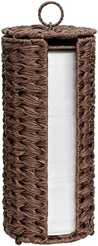 GRANNY SAYS Toilet Paper Storage Basket with Lid, Toilet Paper Holder Stand by GRANNYSAYS
