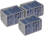 Zilink Wardrobe Clothes Organizer Pants Organizer Bins for Closet, 3 Pack by Zilink